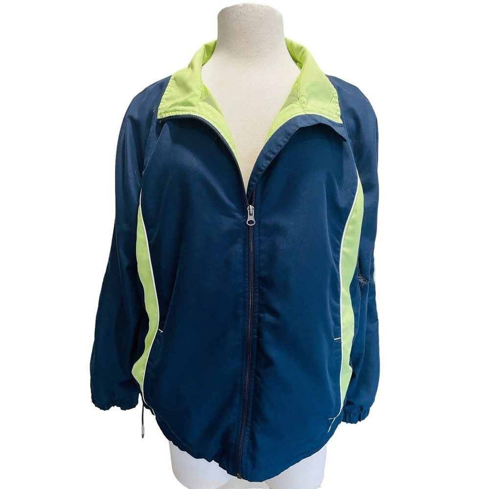 Women's SB Active St Johns Bay Jacket Sz XL Track Active Sport Jacket Full Zip